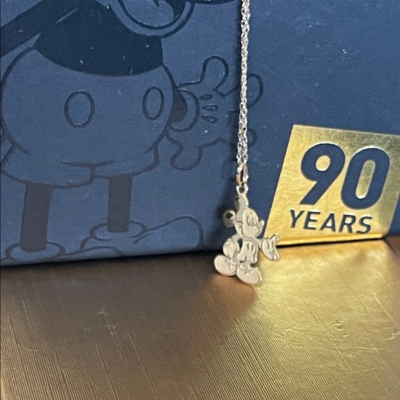 Disney Gold Mickey Mouse 90th Celebration Necklace - Picture 2 of 2